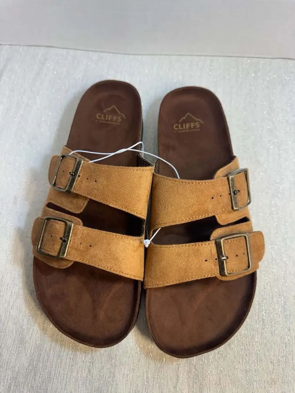 Cliffs by White Mountain Pandora Two-Strap Footbed Sandals Size 10